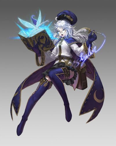 职业法师#精选插画# #cg 插画# #电影概念图# #异类角色# #角色原画