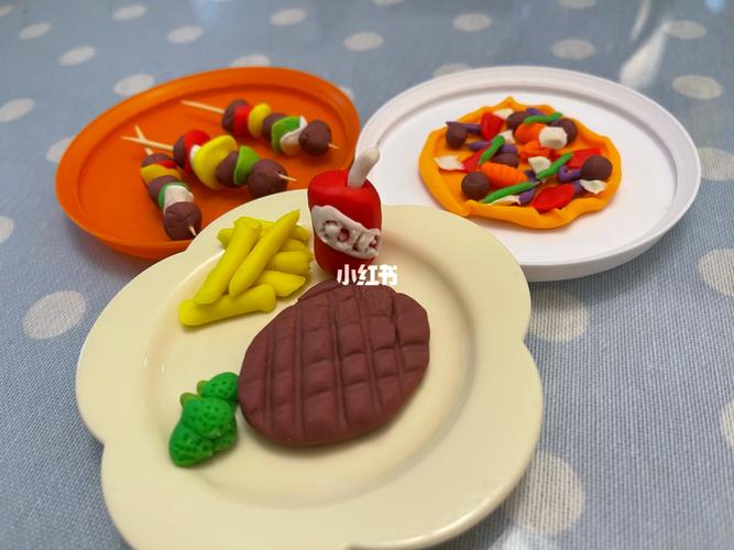 陪玩系列96美食橡皮泥!宝宝玩2小时也不够!_橡皮泥