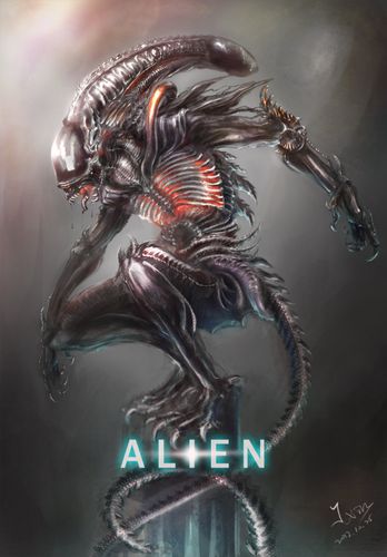 [转载]第三十四期-命题画活动-异形part2