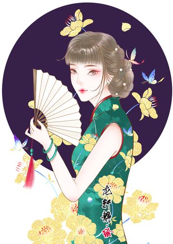 民国风唯美插画_涂鸦王国 原创绘画平台 w