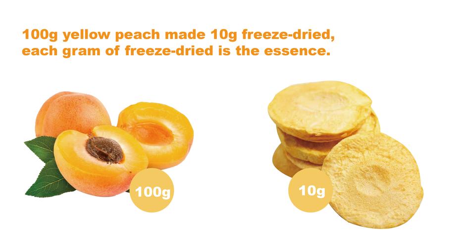 dried food freeze preserved dried peach dry fruits
