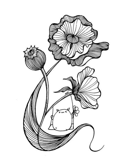 手把手教你画,简单的线条好看的画