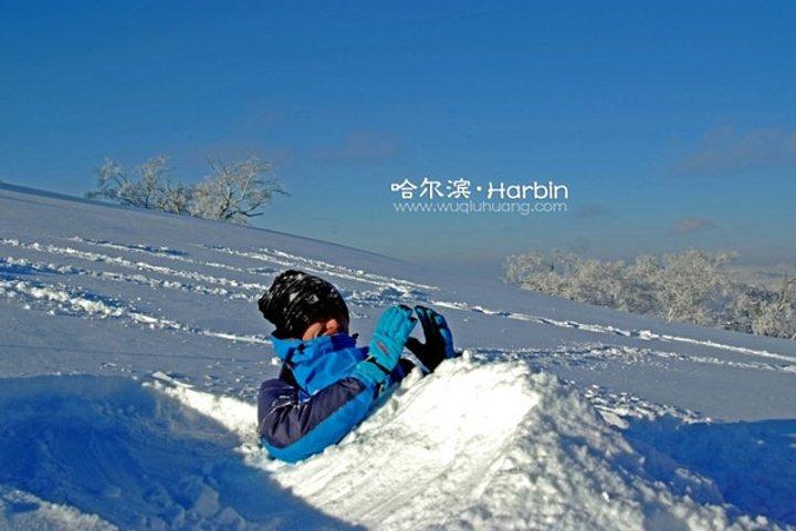 2022路上美景.先乘着雪地摩托到半山腰,然后再徒步.最