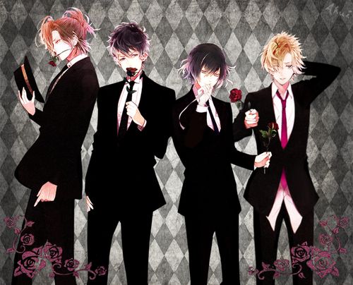 diabolik lovers##魔鬼恋人# 无神琉辉,无神皓,无神悠真,无神梓