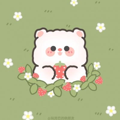 治愈小熊熊背景图|可爱卡通背景_微信头像_我要个性网
