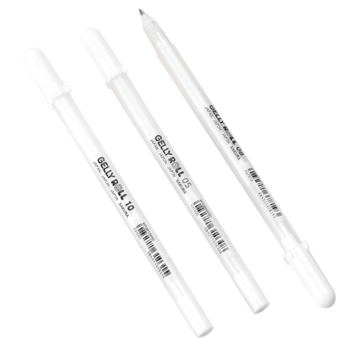 日本樱花高光笔美术生提亮高光绘画笔高光白色笔学生高光手绘笔画画笔