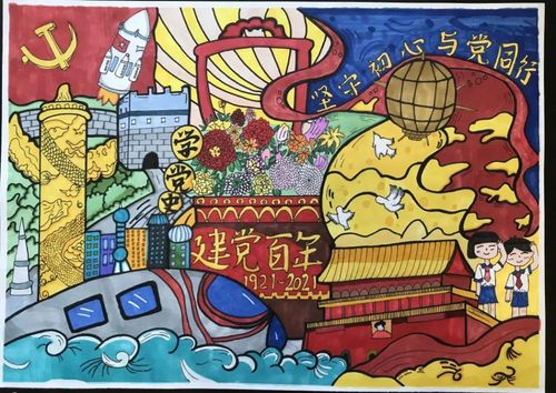 献礼建党百年|"党的故事我来画"少年儿童创意绘画大赛市级获奖名单