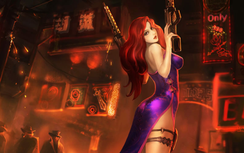 赏金猎人厄运小姐特工狂花皮肤浏览skinspotlight