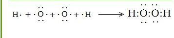 h2o2电子式形成过程