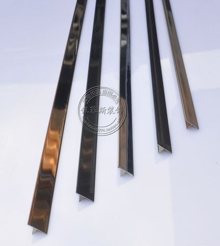 字边线定制定做 t 型背景墙金色彩色 t 砖缝装饰条不锈钢金属线条三角