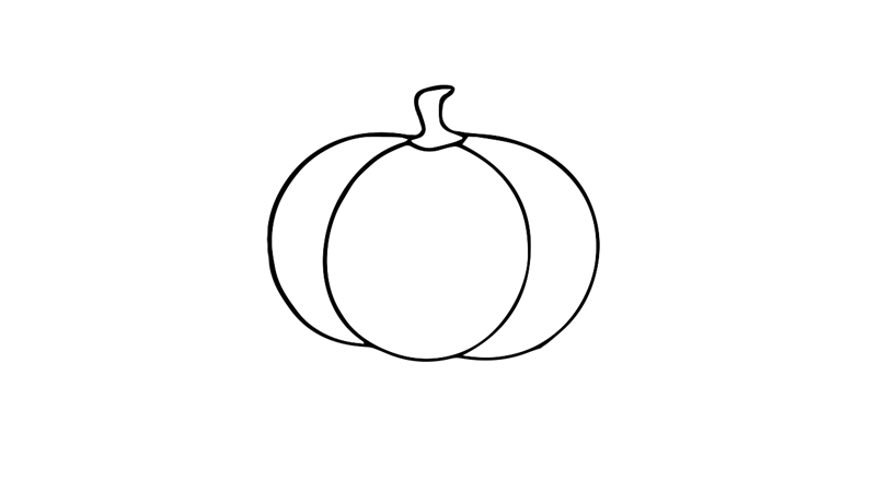 南瓜的简笔画怎么画南瓜简笔画简单