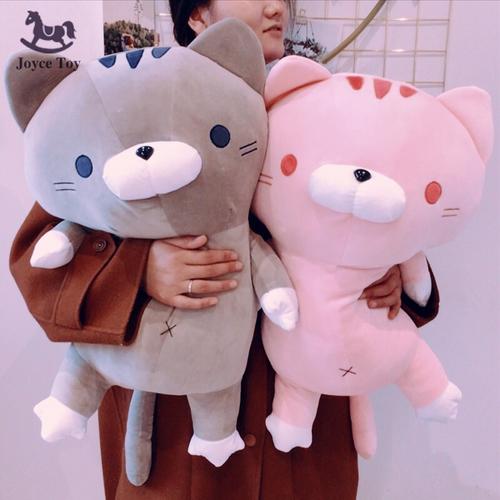 娃娃公仔 女孩 一对_可爱猫咪公仔女孩睡觉抱枕 情侣娃娃一对超萌少女