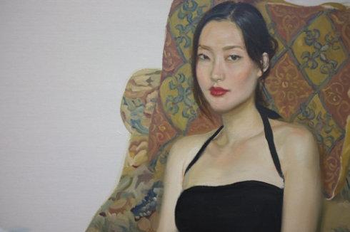 转载开放的肖像陈丹青油画