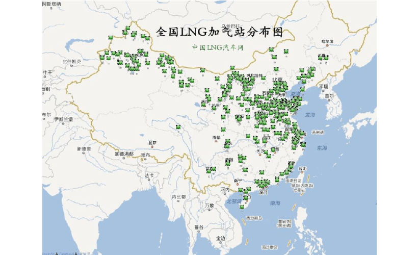 lng加气站站点分布图文版