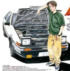 (爱龙定制)diy手工来图定制 藤原拓海手办头文字d模型超轻粘土