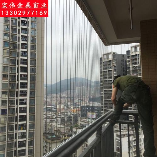 阳台隐形防护网防盗网钢丝窗户安全防盗窗儿童高层护栏深圳包安装