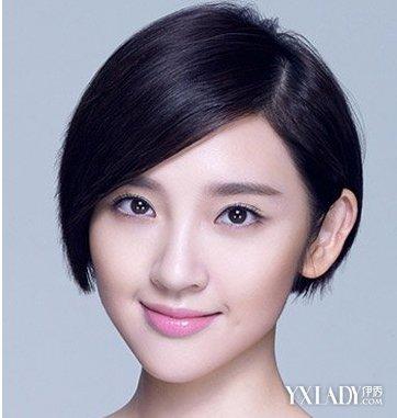 短发拉直发型图片2018女生版清新短直发颜值倍增