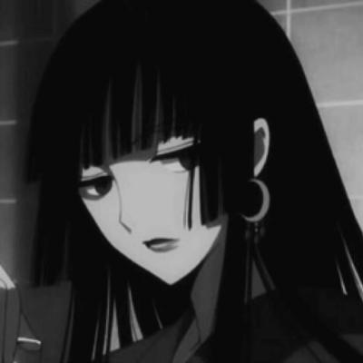 黑色病娇女生头像