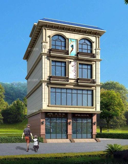 8款带商铺的农村别墅,能自住能做生意赚钱,农村门面房