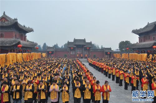 河南淮阳举办太昊陵拜祖大典