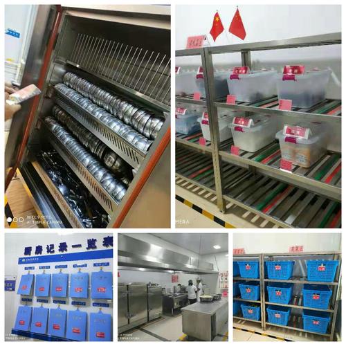 县食药局领导带领全县各级大型厨房管理人员参观4d,5d厨房管理流程