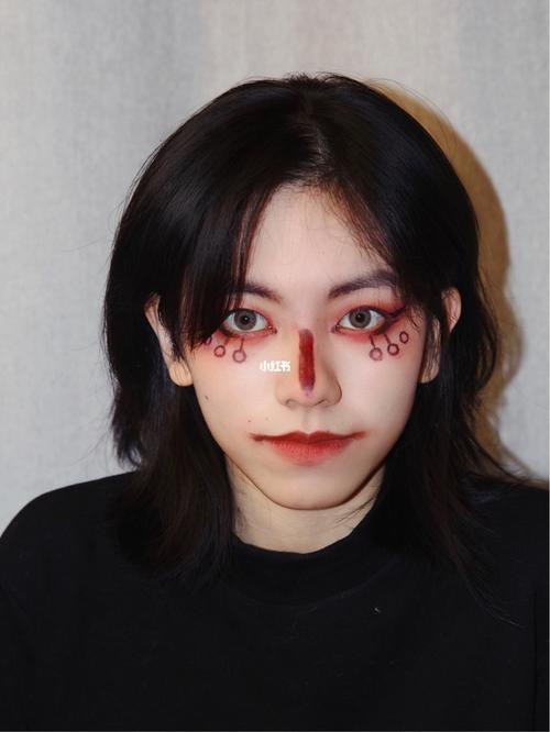 绝对猜不出来我的仿妆 万圣节妆容cos_妆容_万圣节去哪玩_仿妆_内双