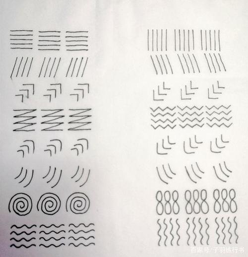 练字分享:控笔跟基本笔画是基础
