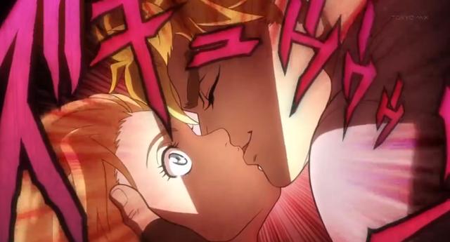 jojo梗:毁童年系列经典jojo梗之,强吻梗!