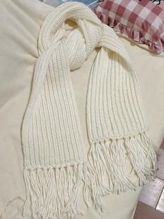 加流苏成品围巾自己纯手工编织围巾加厚冬相思扣送男女朋友礼物