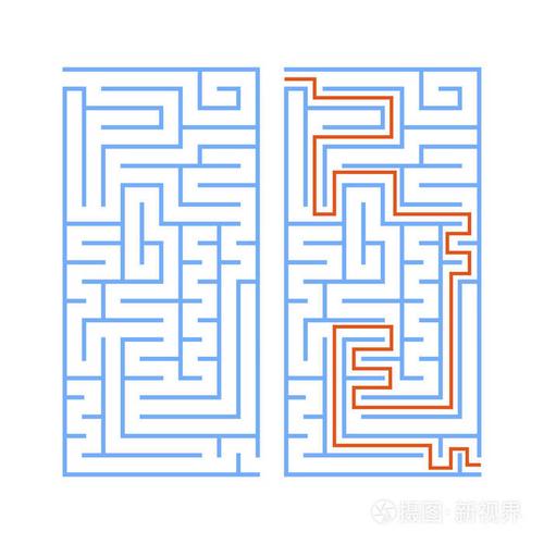 简单的平面矢量插图隔离在白色背景上. 有了答案.