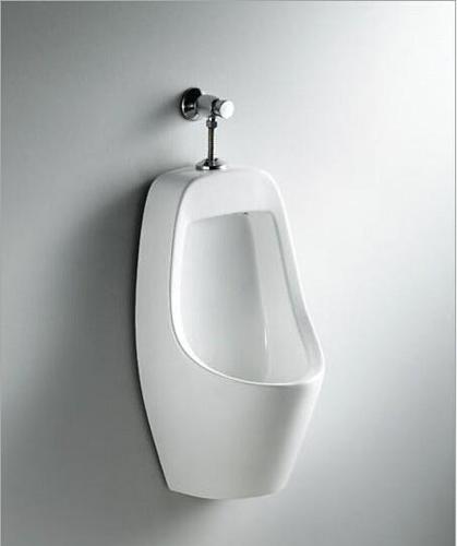 厂家直销 陶瓷小便器 挂式小便斗 手按式小便池 可贴牌