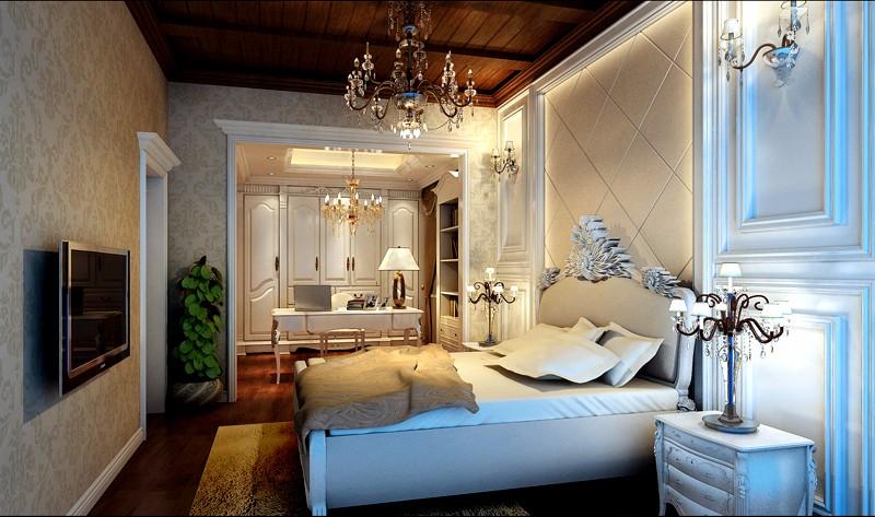 欧式风格,装修案例卧室欧式豪华卧室设计图片赏析