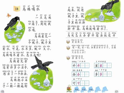 一年级下语文课件-乌鸦喝水5-人教新课标ppt