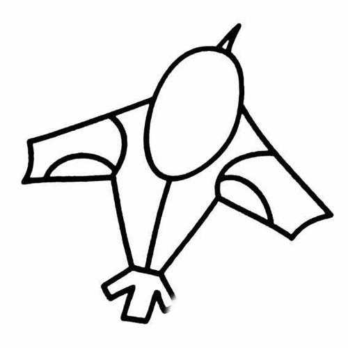 战斗机简笔画图片儿童战斗飞机简笔画