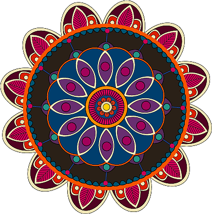 少数民族服饰纹样提取 图案设计及动态变化演示(一)