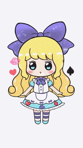 迷你世界爱丽丝,简笔画教程_简笔画_迷你_卡通_画画_迷你世界人物简笔