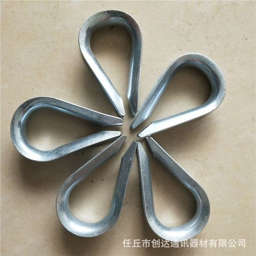 钢绞线衬环 批发拉线衬环心型寸环索具套环圈 钢丝绳套鸡心环