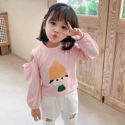 女童卫衣秋季新款女宝宝韩版时尚洋气女小童休闲时髦儿童外穿上衣视频