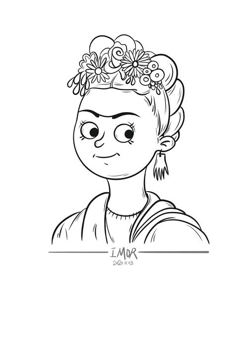 版绘之《世界名画》系列,卡通版头像集齐12张