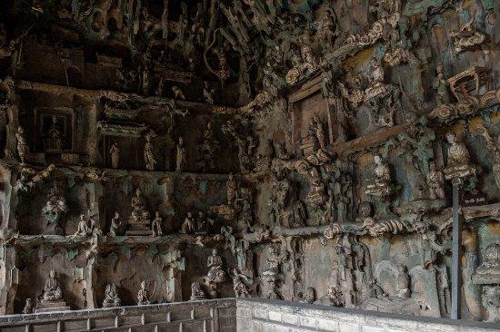 佛祖的一生 - picture of shuanglin temple, pingyao