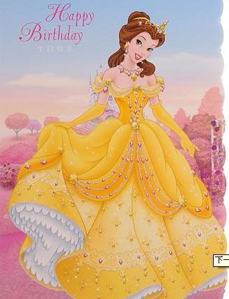 简笔画小动物彩色公主女生