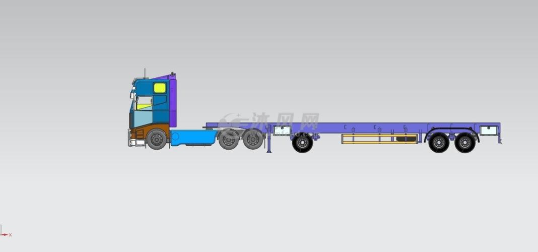 长型物流平板车