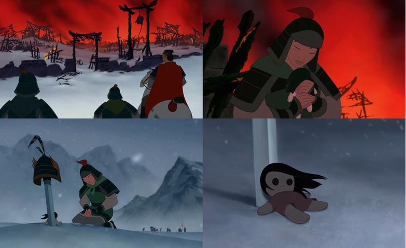 迪士尼动画片《花木兰》主人公欲望的视觉讲述[复制]