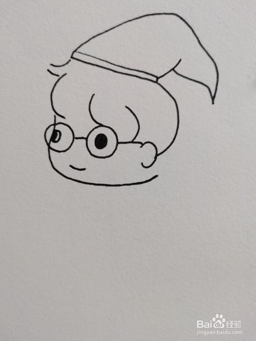 怎样画简笔画——哈利波特