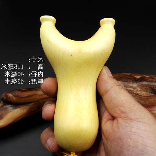 血檀飞虎叉实木弹弓扁皮筋 小叶黄杨老料 胖飞虎反曲肥虎纯手工