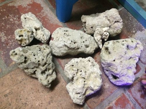 三湖鱼缸布景造景松皮珊瑚礁死石头水族箱包邮淡海水青龙沙子底砂_7折