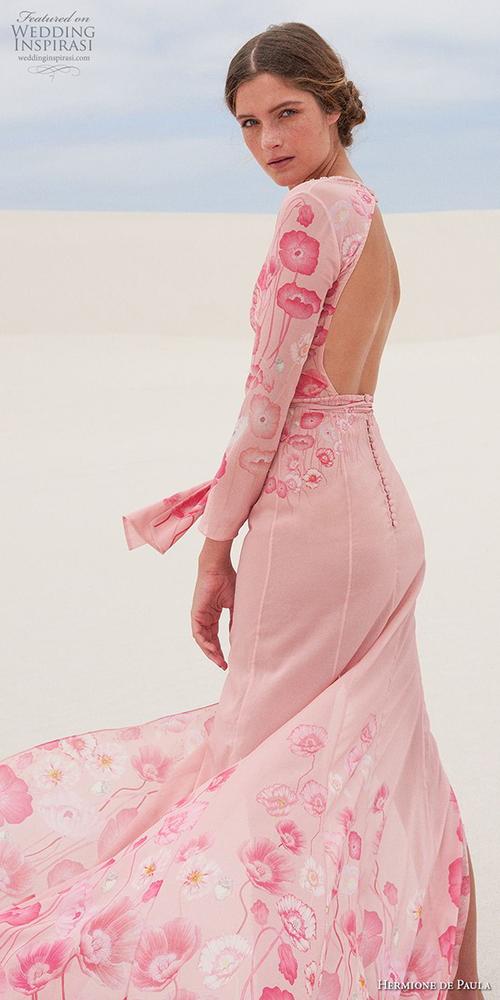 hermione de paula 2019春季婚纱系列 呈现轻盈通透的新娘嫁衣