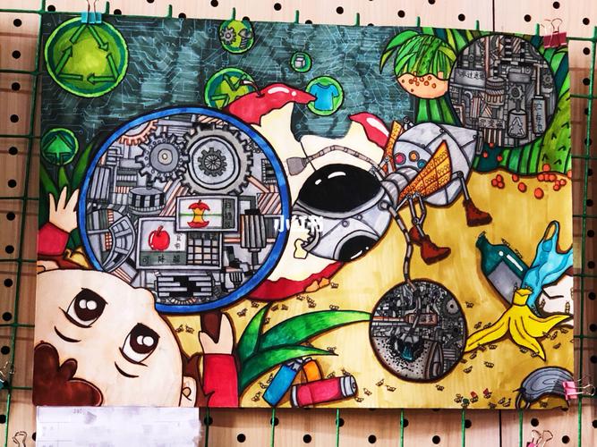 科幻画科幻画比赛一等奖作品分享