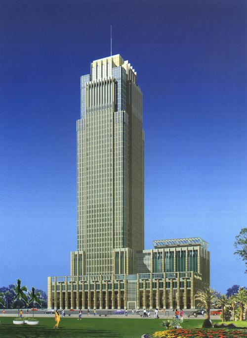 深圳市中心区22,23-1号街坊建筑设计——特美思大厦