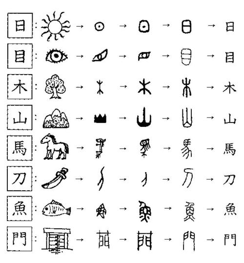 中国字是由象形文字演化而来,她经历了漫长的岁月沉淀,形成了今天的